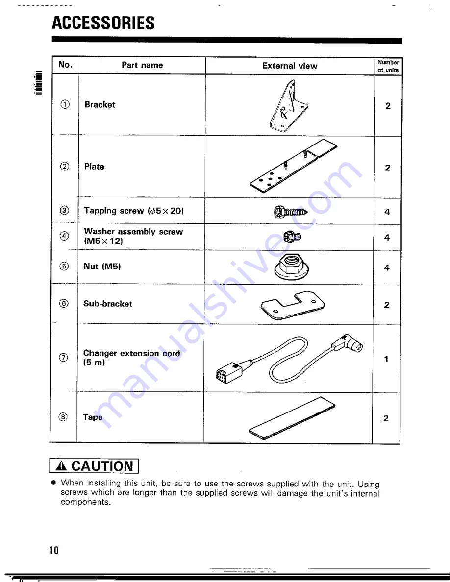 Kenwood KDC-C800 Скачать руководство пользователя страница 10