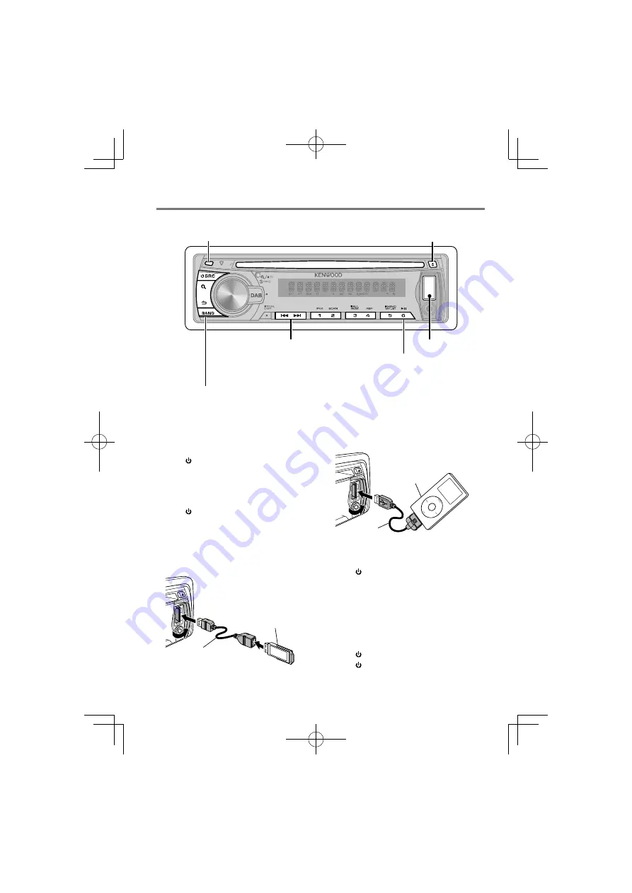 Kenwood KDC-DAB41U Instruction Manual Download Page 12