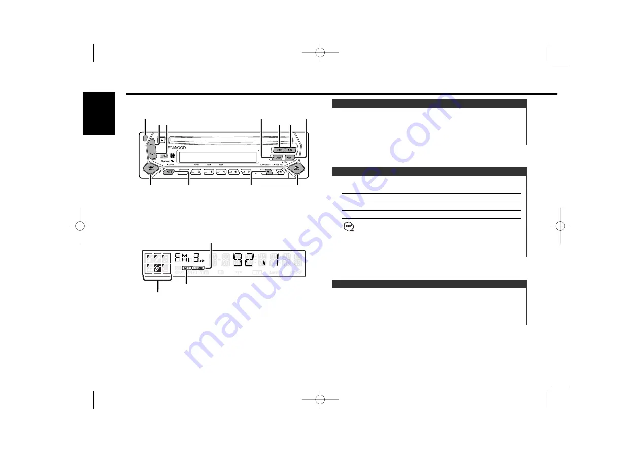 Kenwood KDC-F324A Скачать руководство пользователя страница 6