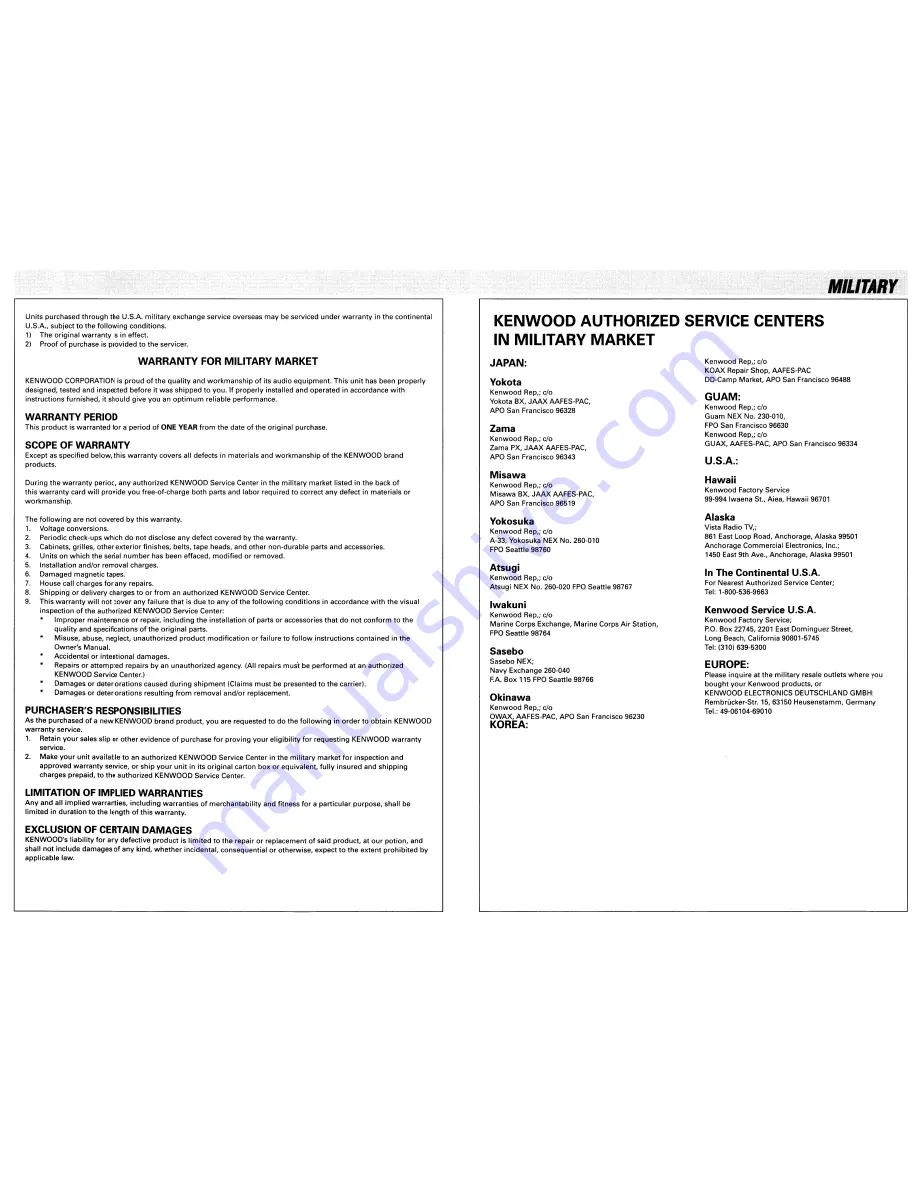 Kenwood KDC-HD942U Instruction Manual Download Page 68