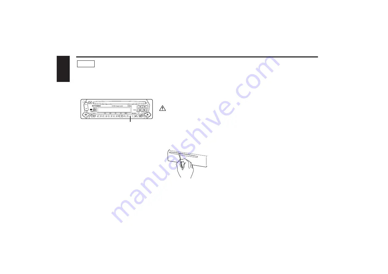 Kenwood KDC-M4524/G Instruction Manual Download Page 4