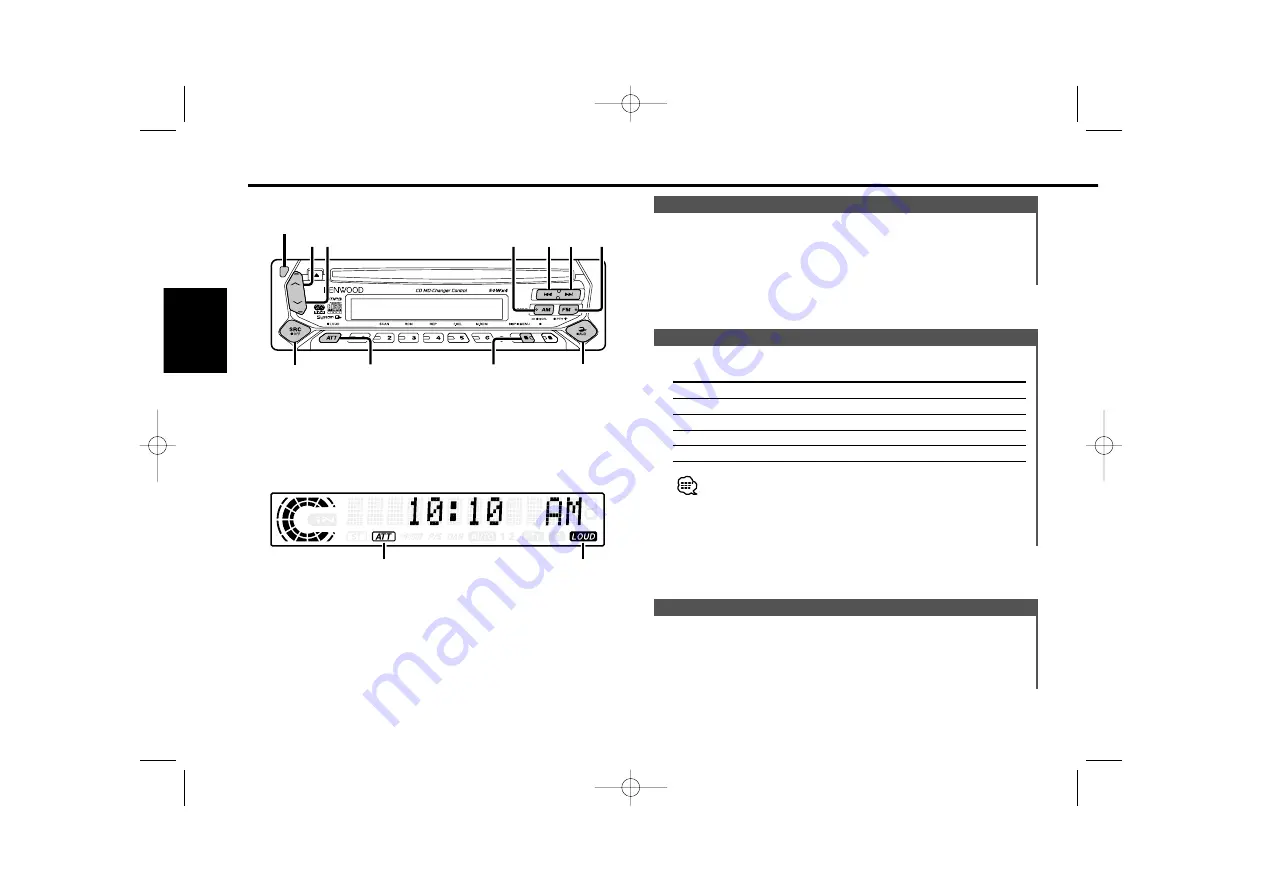 Kenwood KDC-M4524 Скачать руководство пользователя страница 42