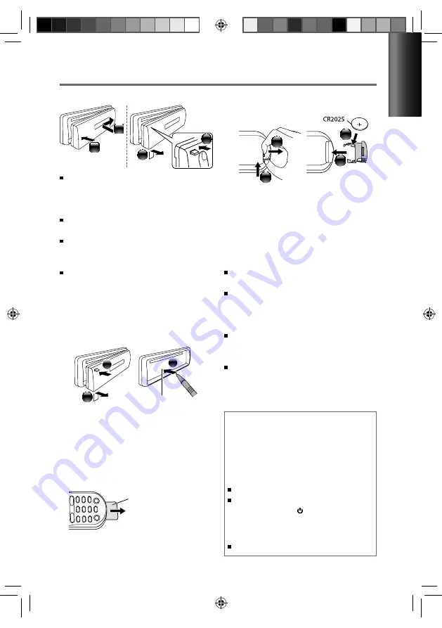 Kenwood KDC-MP102U Instruction Manual Download Page 3