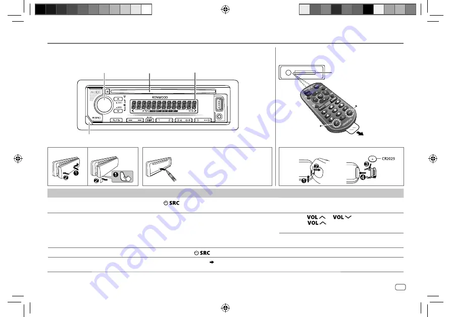 Kenwood KDC-MP172U Instruction Manual Download Page 21