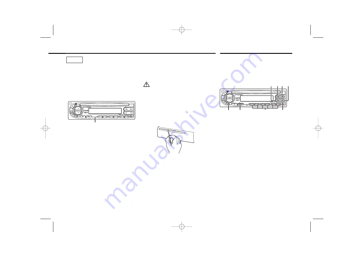 Kenwood KDC MP225 - 50w x 4 CD/MP3/WMA Receiver Instruction Manual Download Page 5