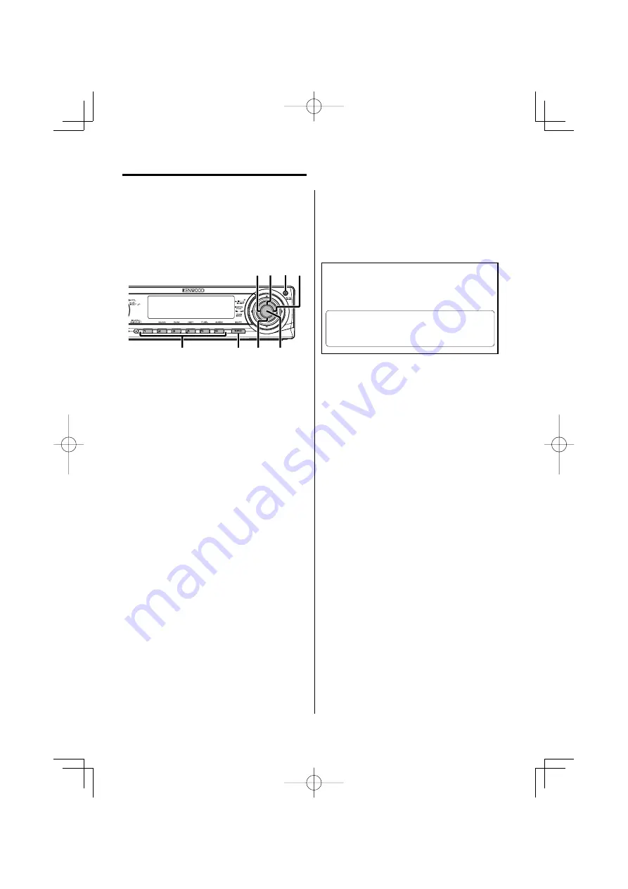 Kenwood KDC-MP3035 Скачать руководство пользователя страница 6