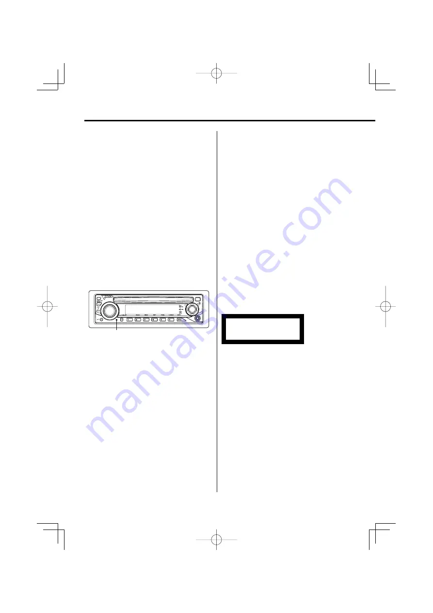 Kenwood KDC-MP3036 Instruction Manual Download Page 4