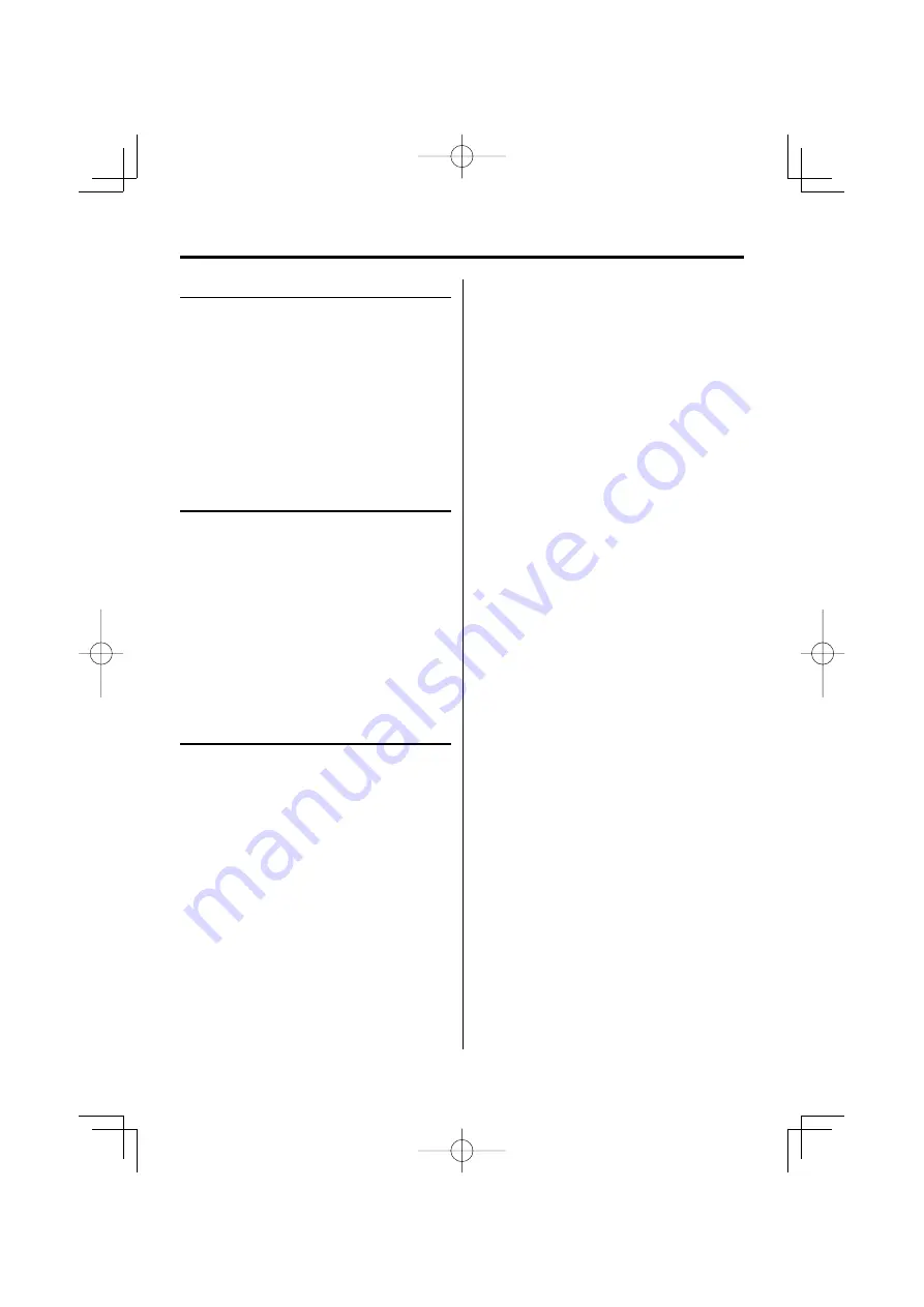 Kenwood KDC-MP3036 Instruction Manual Download Page 20