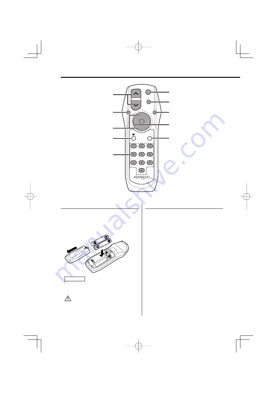 Kenwood KDC-MP333RC Instruction Manual Download Page 20