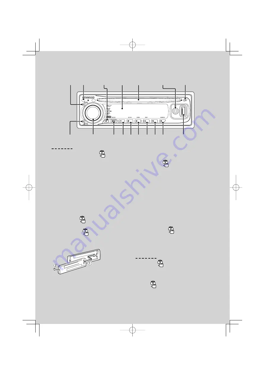 Kenwood KDC MP338 - Radio / CD Instruction Manual Download Page 4