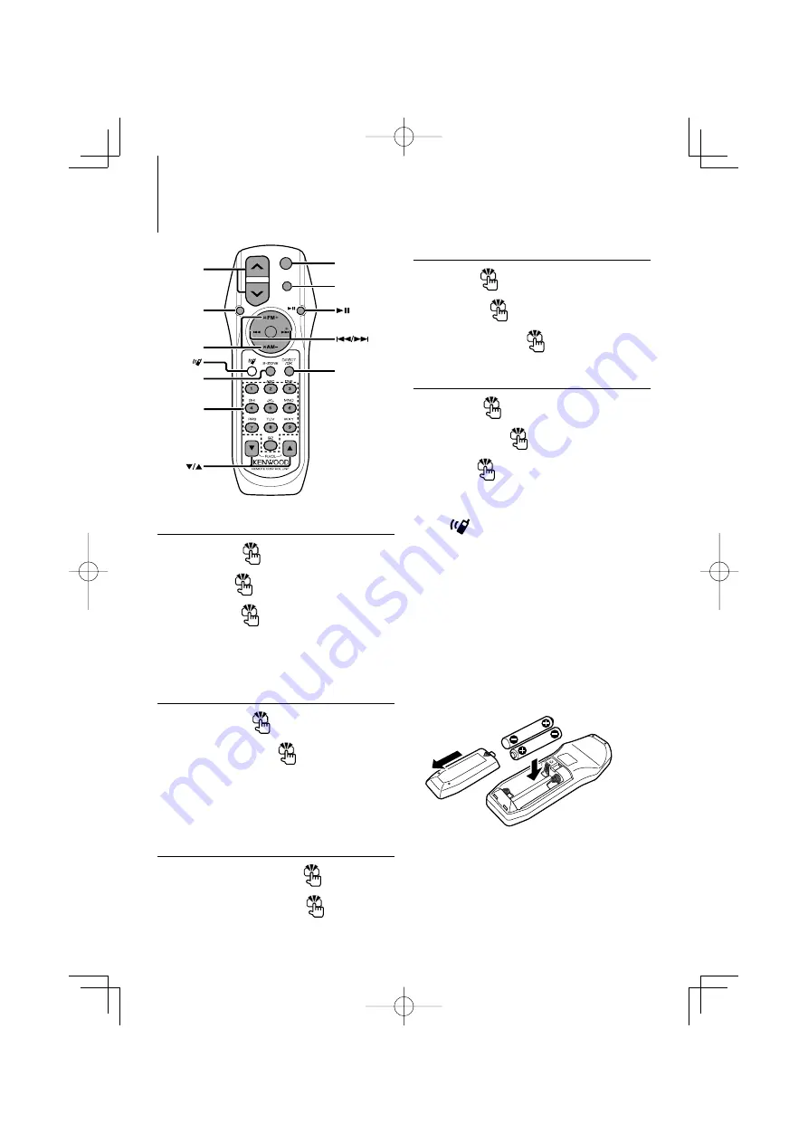 Kenwood KDC-MP4039 Instruction Manual Download Page 12