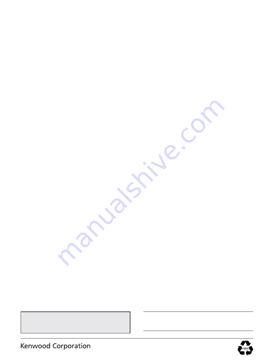 Kenwood KDC-MP5033U Service Manual Download Page 46