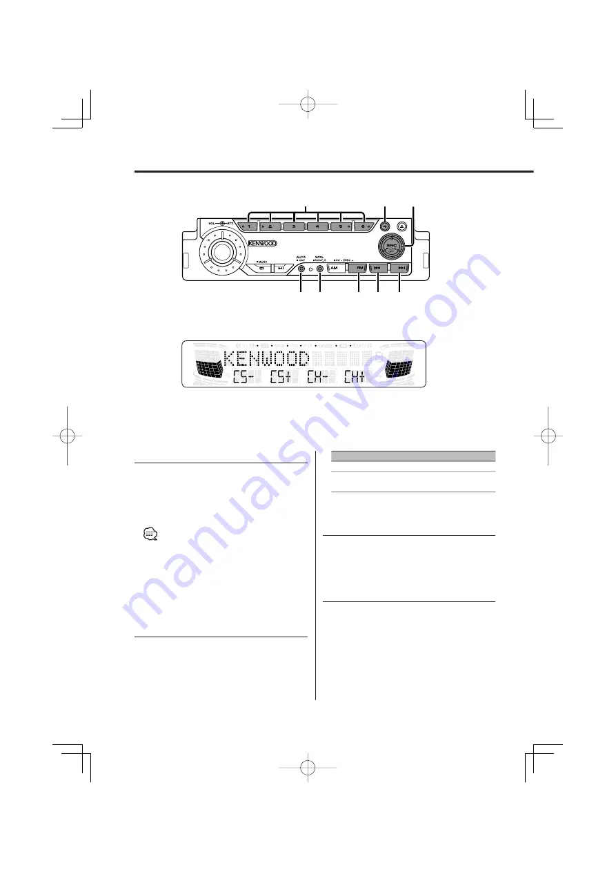 Kenwood KDC-MP825 Instruction Manual Download Page 26