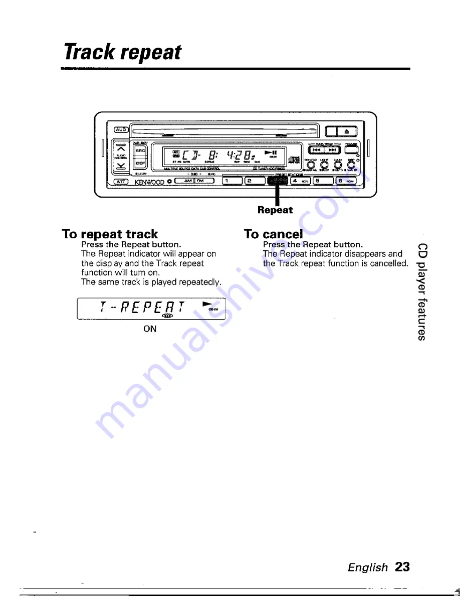 Kenwood KDC-PS900 Instruction Manual Download Page 23