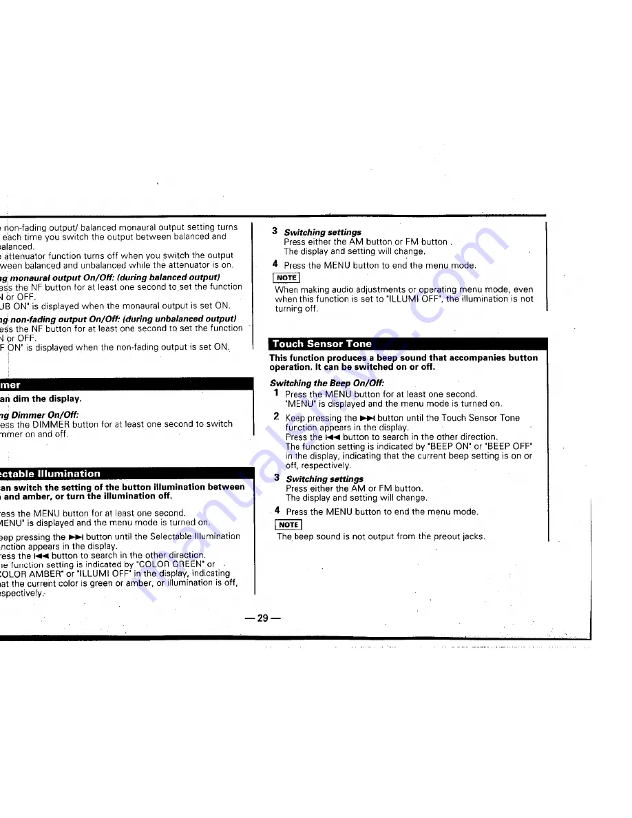 Kenwood KDC-PS909 Instruction Manual Download Page 29