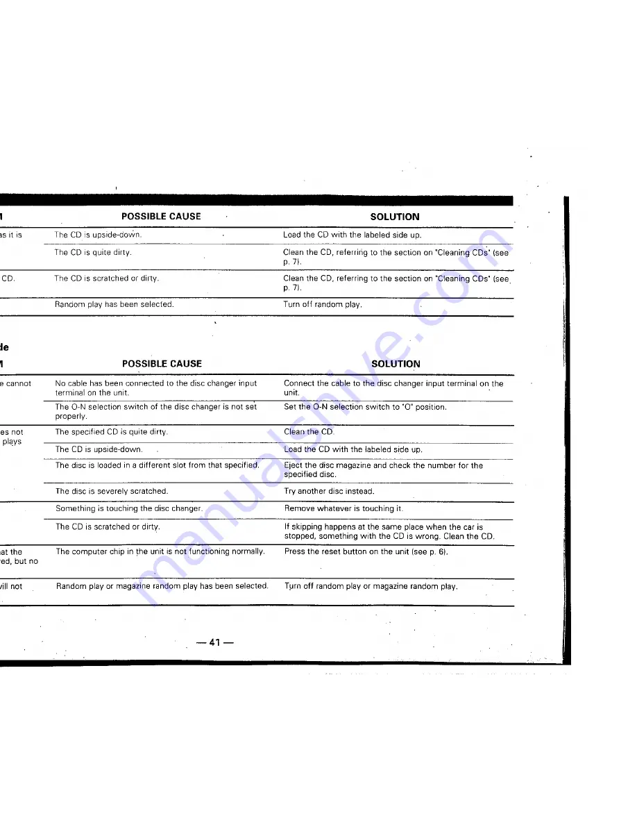 Kenwood KDC-PS909 Instruction Manual Download Page 41