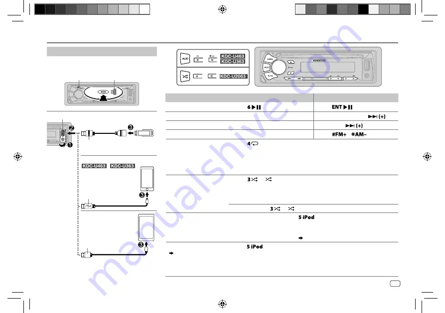 Kenwood KDC-U2063 Скачать руководство пользователя страница 7