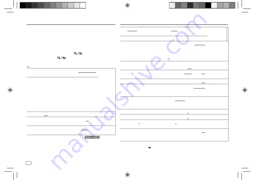 Kenwood KDC-U2063 Instruction Manual Download Page 28