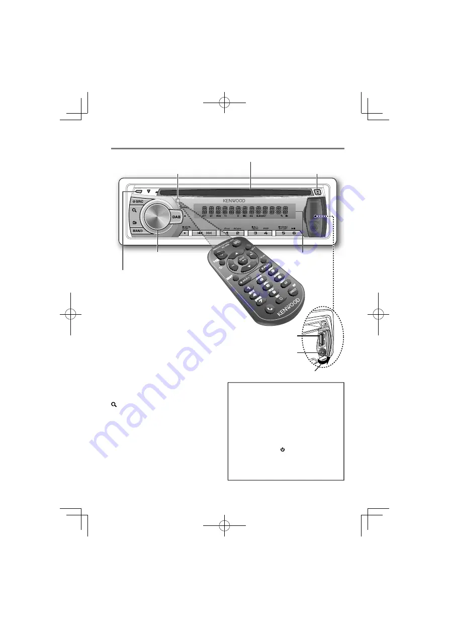 Kenwood KDC-U5049DAB Instruction Manual Download Page 6