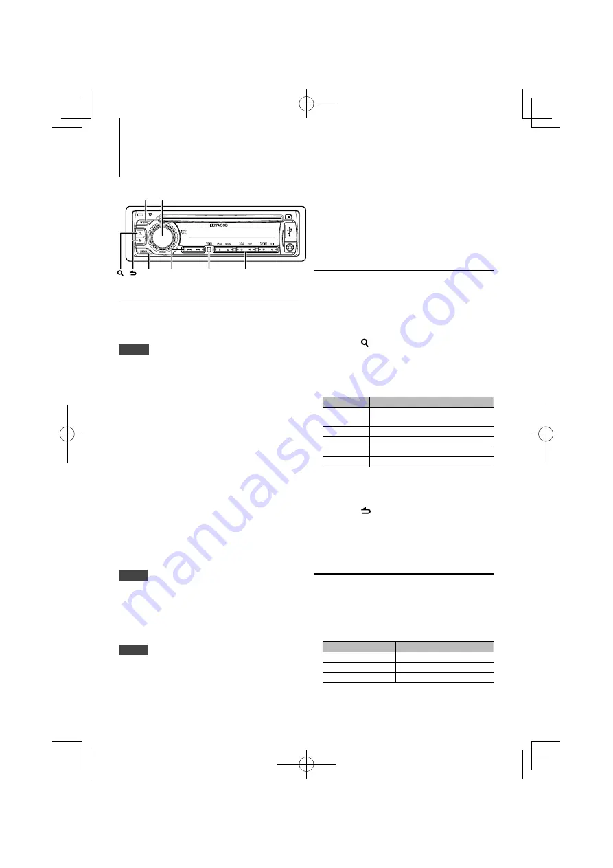 Kenwood KDC-U546BT Instruction Manual Download Page 12