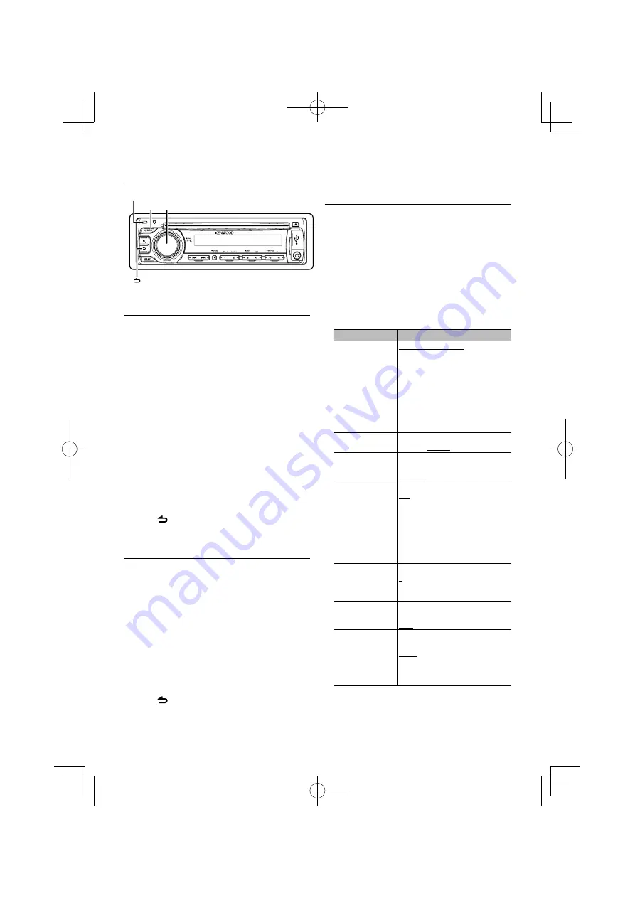 Kenwood KDC-U546BT Instruction Manual Download Page 54