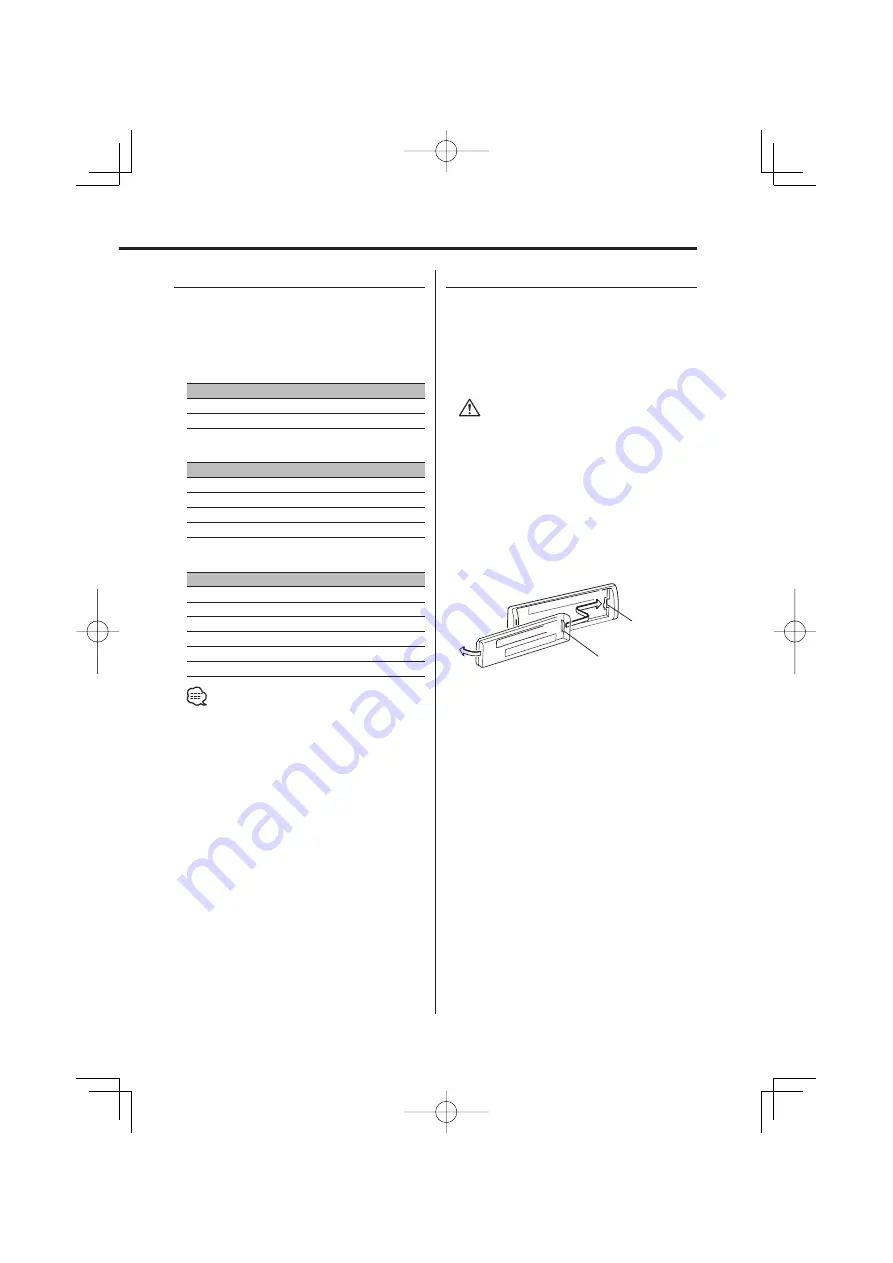 Kenwood KDC-W427 Instruction Manual Download Page 11