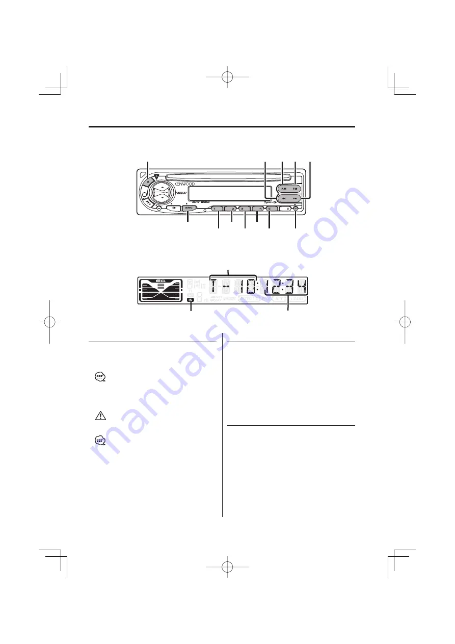 Kenwood KDC-W427 Instruction Manual Download Page 15