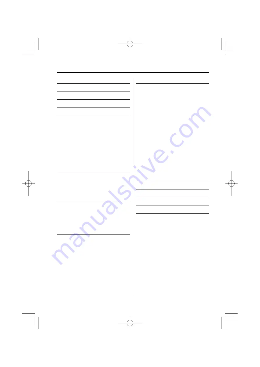 Kenwood KDC-W5031 Instruction Manual Download Page 2