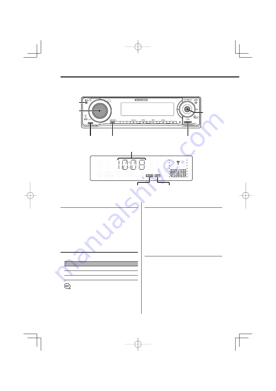 Kenwood KDC-W534 (French) Manuel D'Instructions Download Page 8