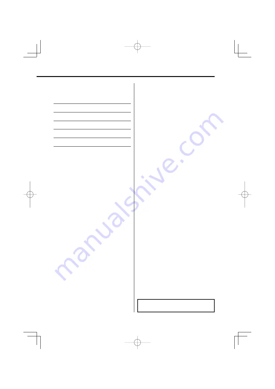 Kenwood KDC-W808 Instruction Manual Download Page 3