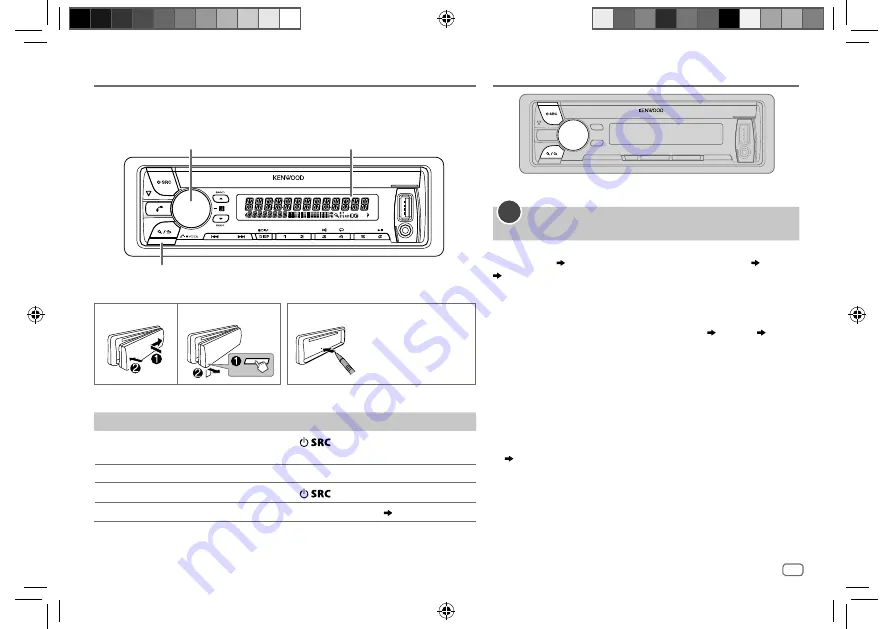 Kenwood KDC-X5000BT Instruction Manual Download Page 5