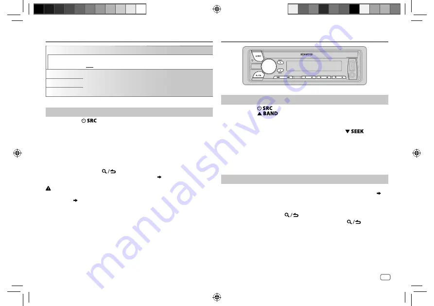 Kenwood KDC-X5000BT Instruction Manual Download Page 31