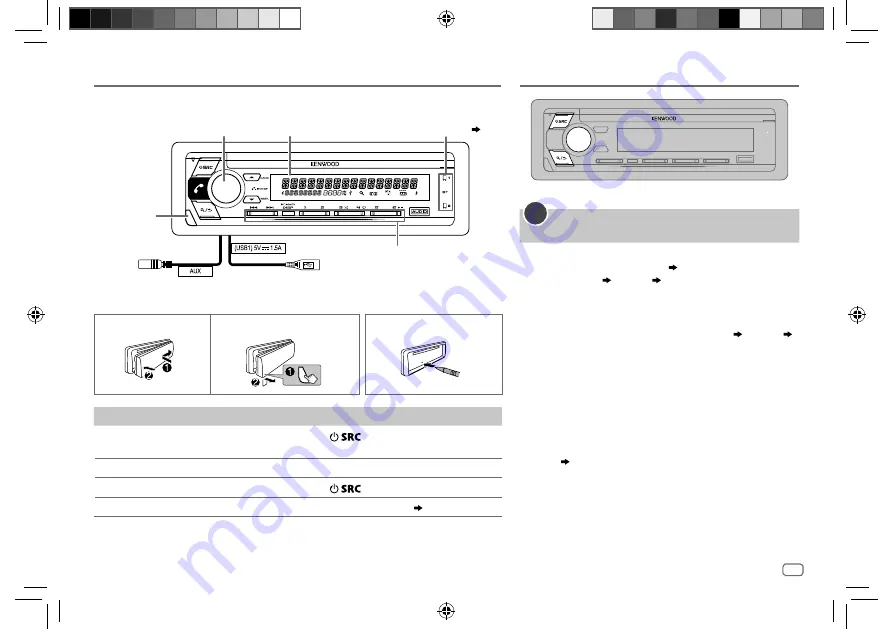 Kenwood KDC-X5100BT Instruction Manual Download Page 7