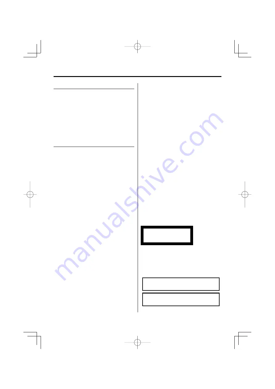 Kenwood KDC-X7006 Instruction Manual Download Page 3