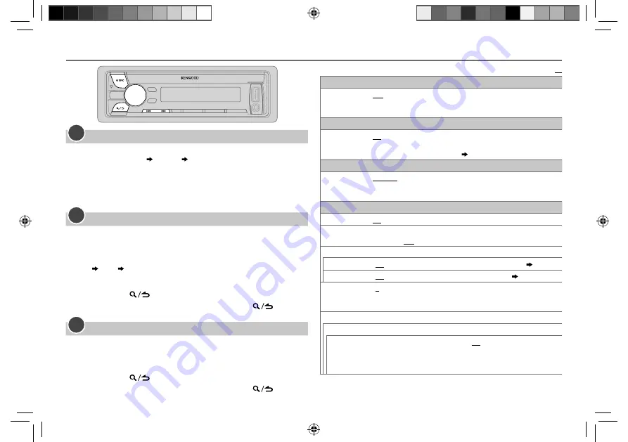 Kenwood KDC-X700BT Instrucion Manual Download Page 4