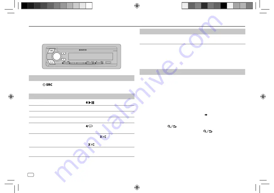 Kenwood KDC-X7200DAB Instruction Manual Download Page 24