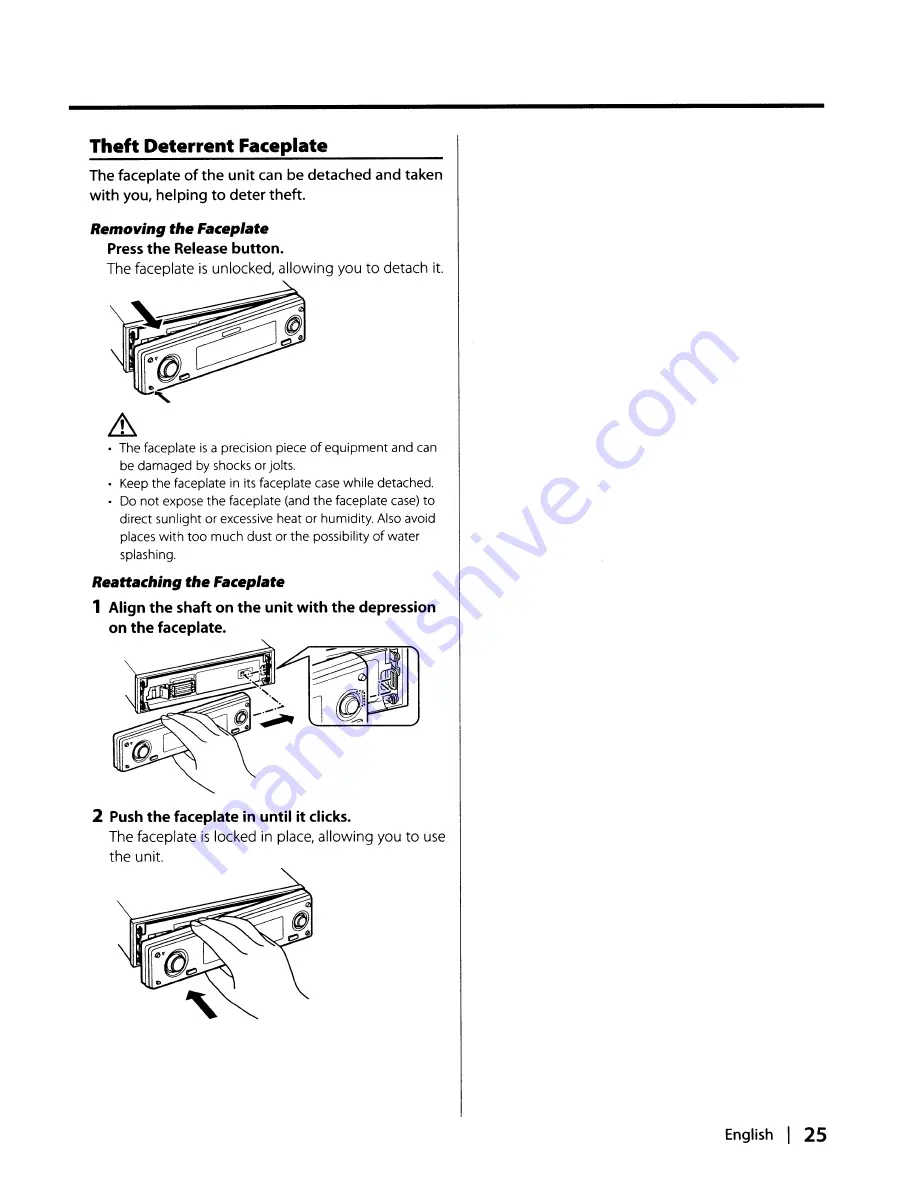 Kenwood KDC-X991 - Excelon CD Receiver Instruction Manual Download Page 25