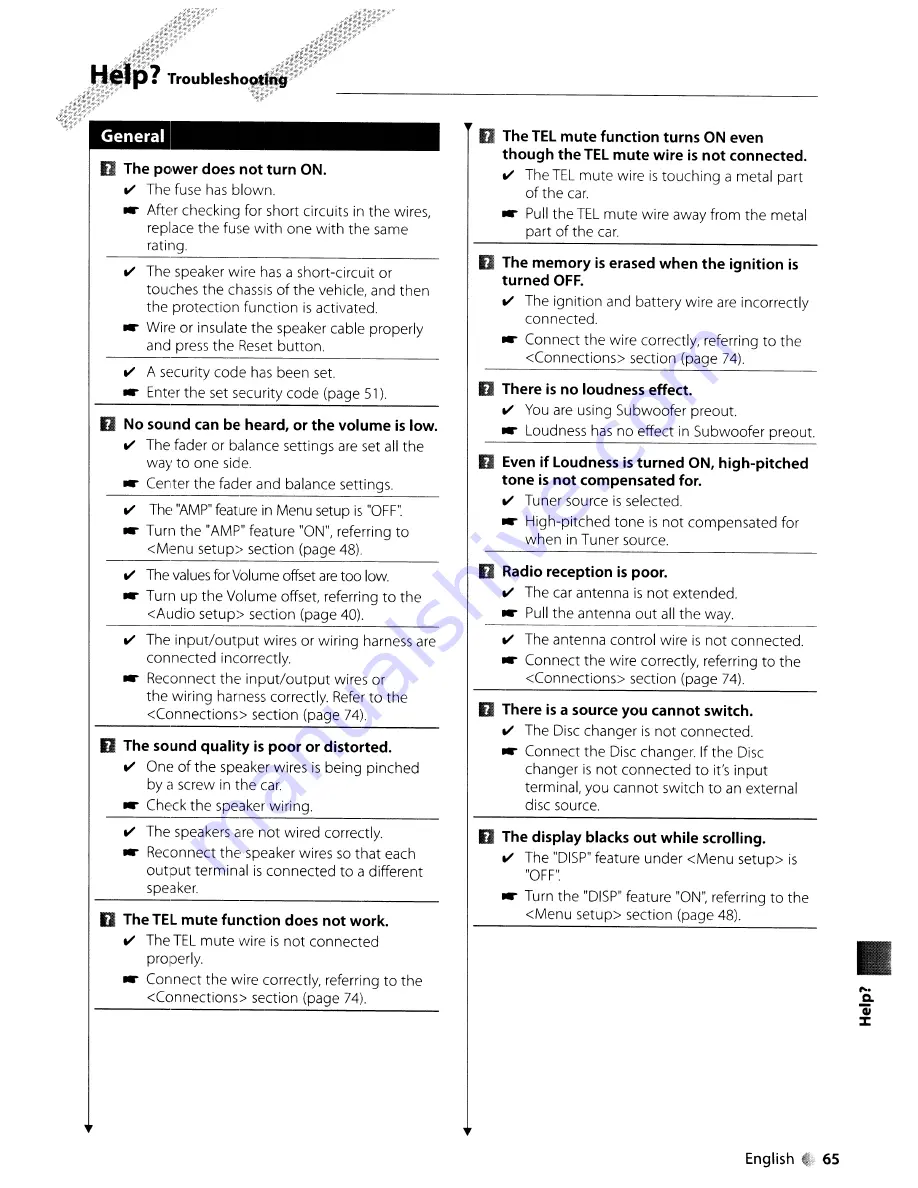 Kenwood KDV-412 Instruction Manual Download Page 65