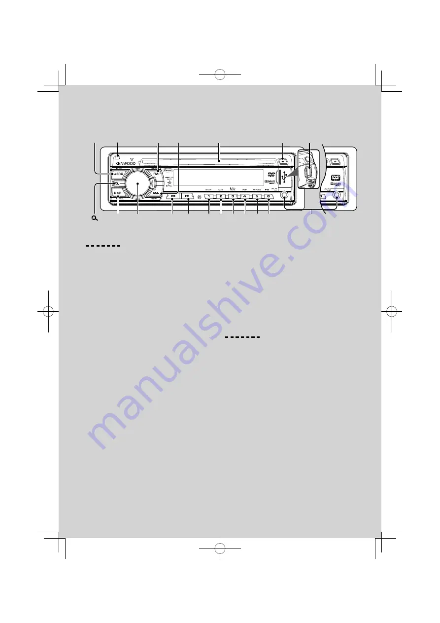 Kenwood KDV-MP4343 Instruction Manual Download Page 8