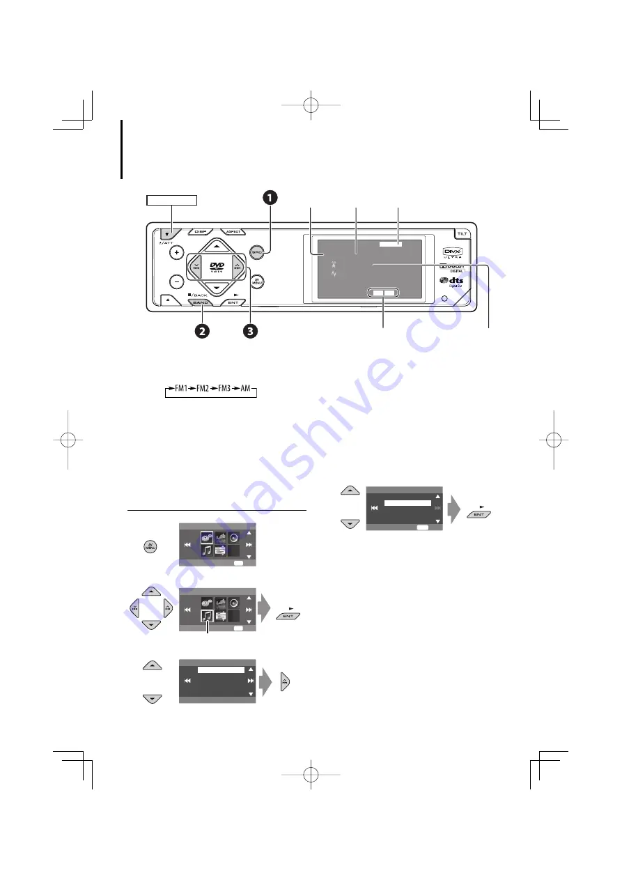 Kenwood KDV-MP7032 Instruction Manual Download Page 12