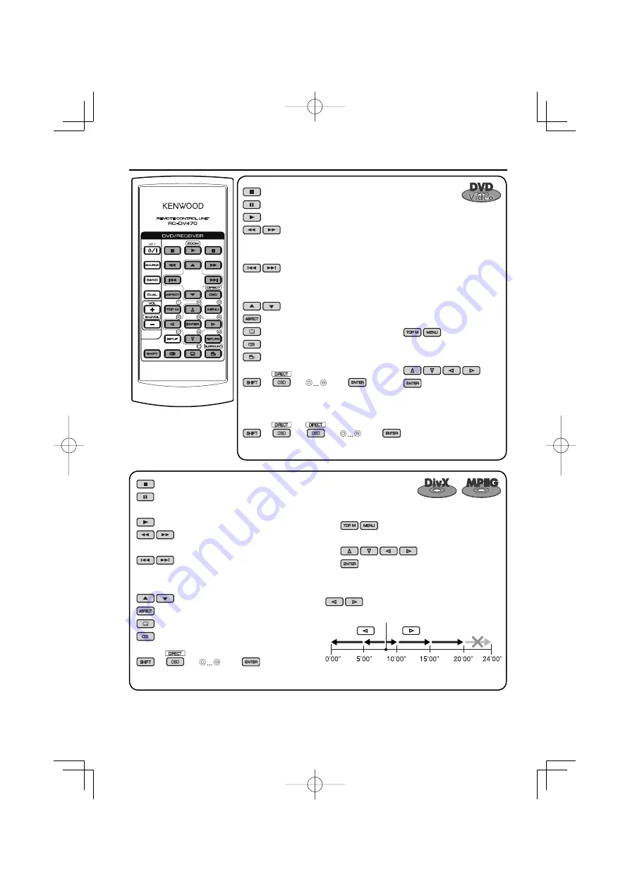 Kenwood KDV-MP7032 Instruction Manual Download Page 20