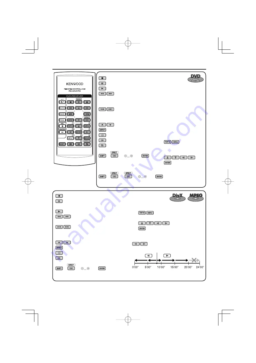 Kenwood KDV-MP7339 Instruction Manual Download Page 20