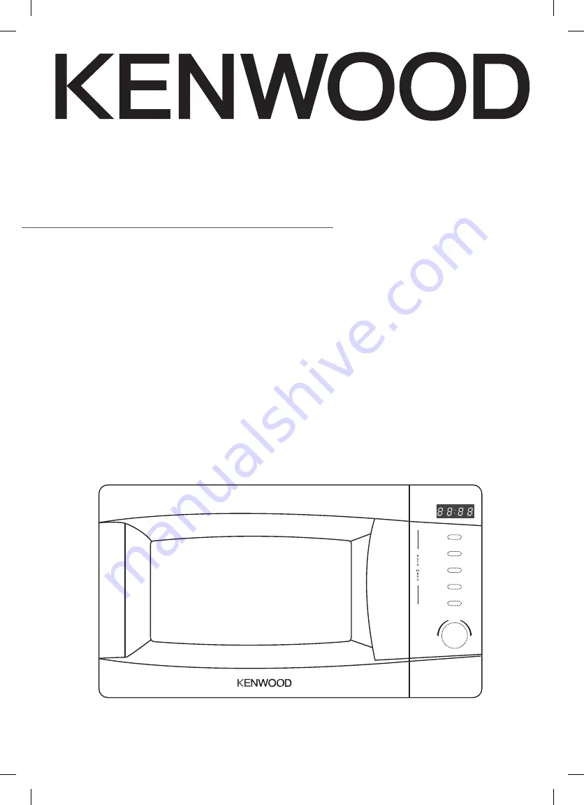 Kenwood KEN SJW17 Скачать руководство пользователя страница 1