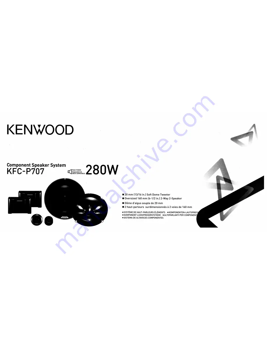 Kenwood KFC-P507 Instruction Manual Download Page 5