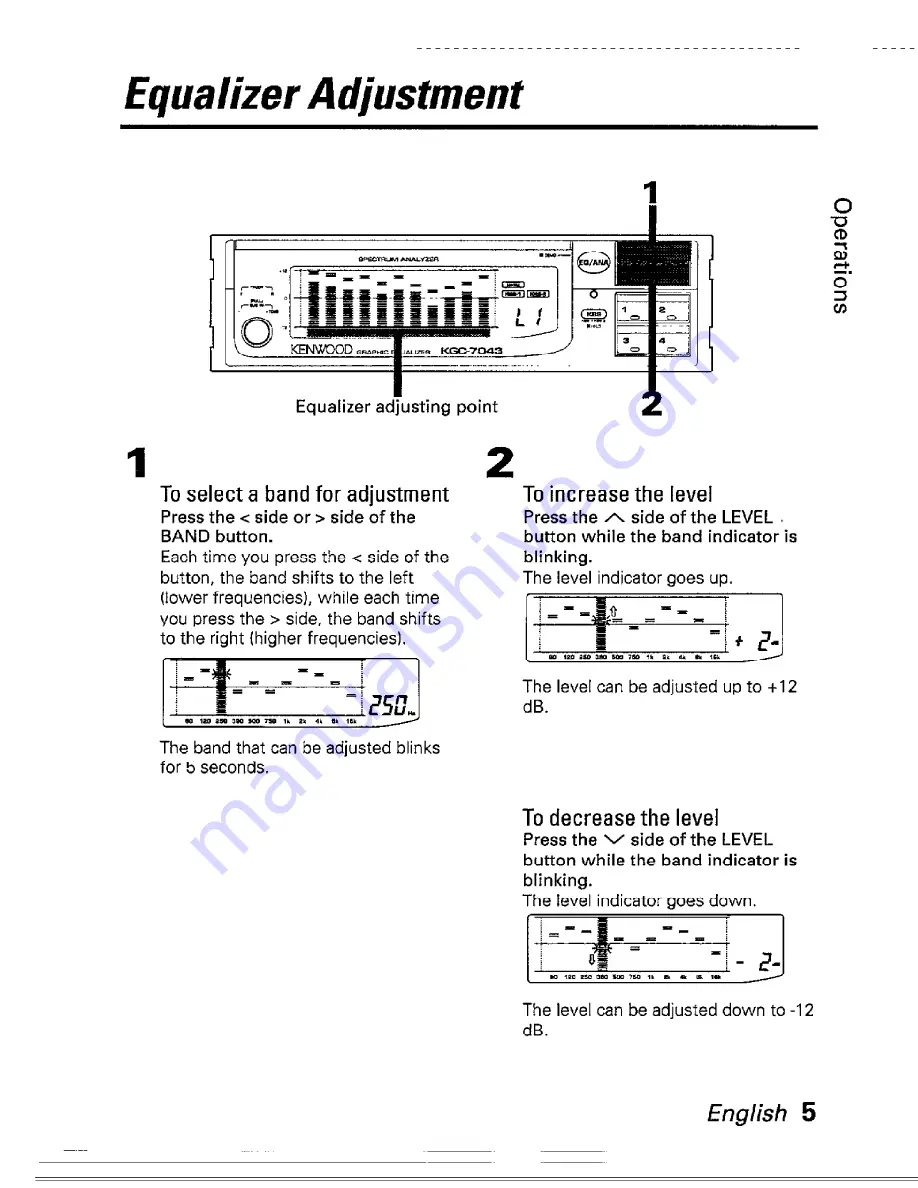 Kenwood KGC-7043 Скачать руководство пользователя страница 5