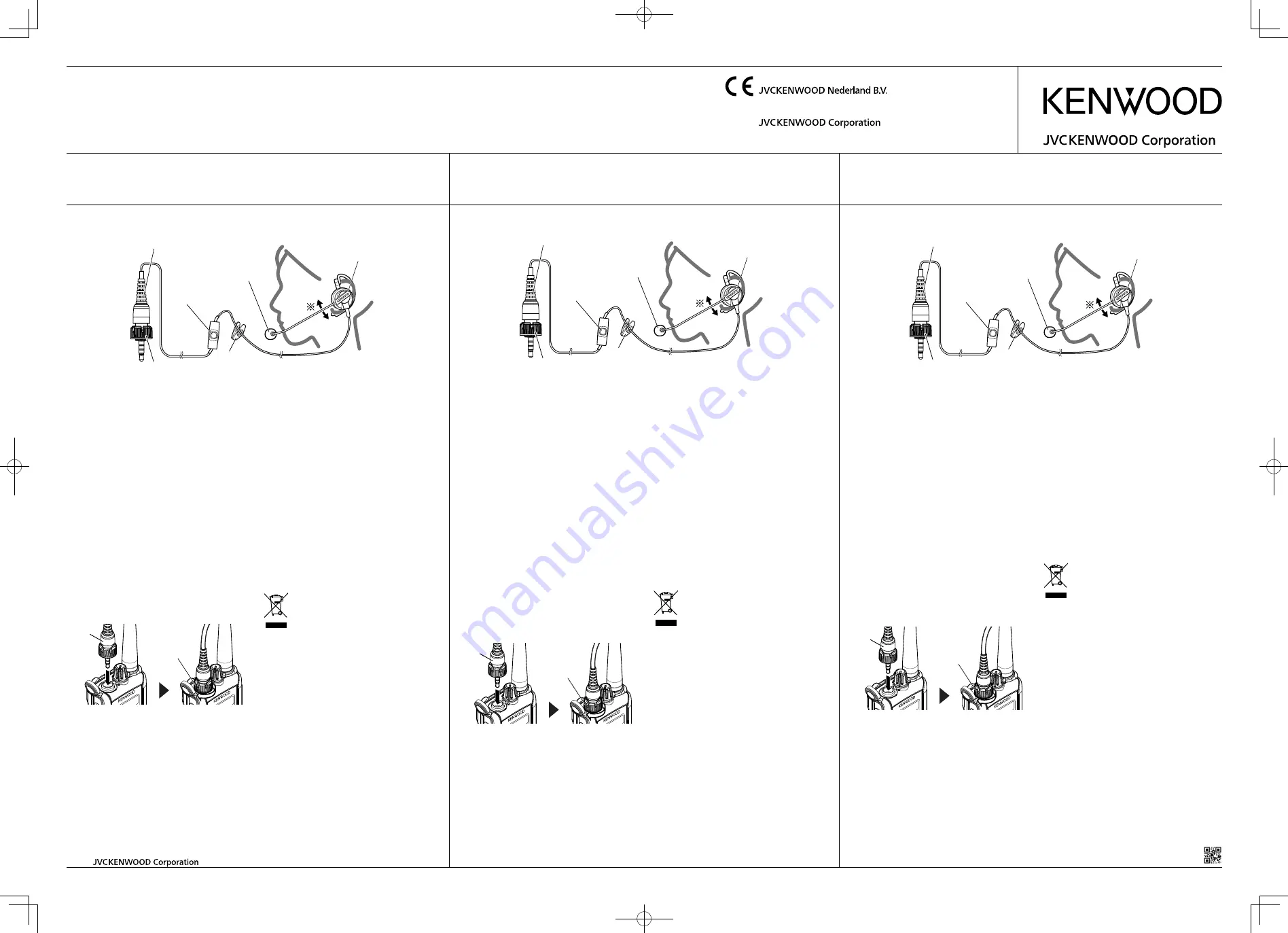 Kenwood KHS-37 Instruction Manual Download Page 1