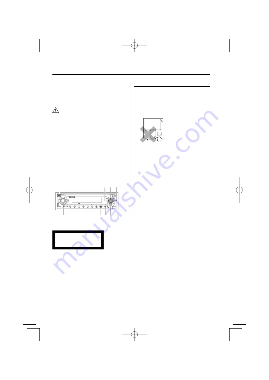 Kenwood KMD-6527 Скачать руководство пользователя страница 5