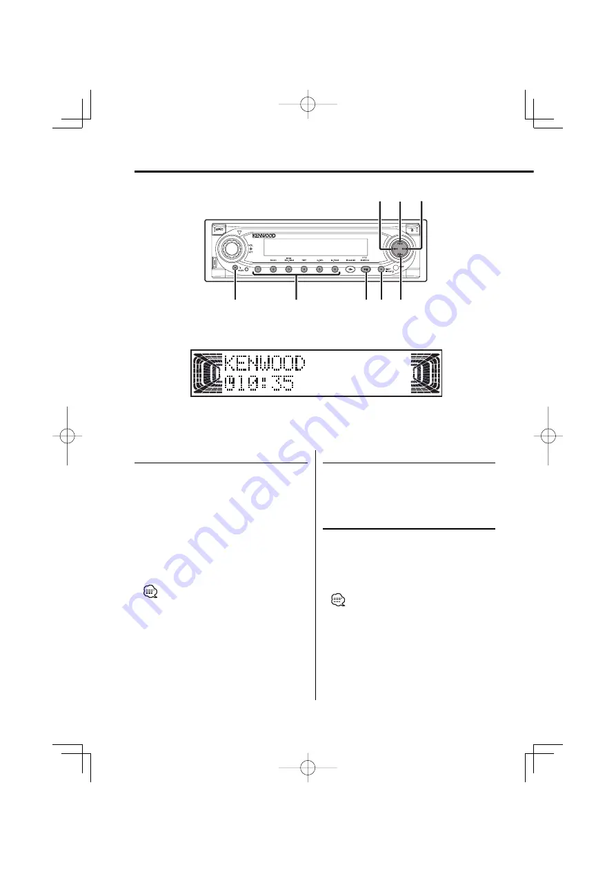 Kenwood KMD-6527 Instruction Manual Download Page 16