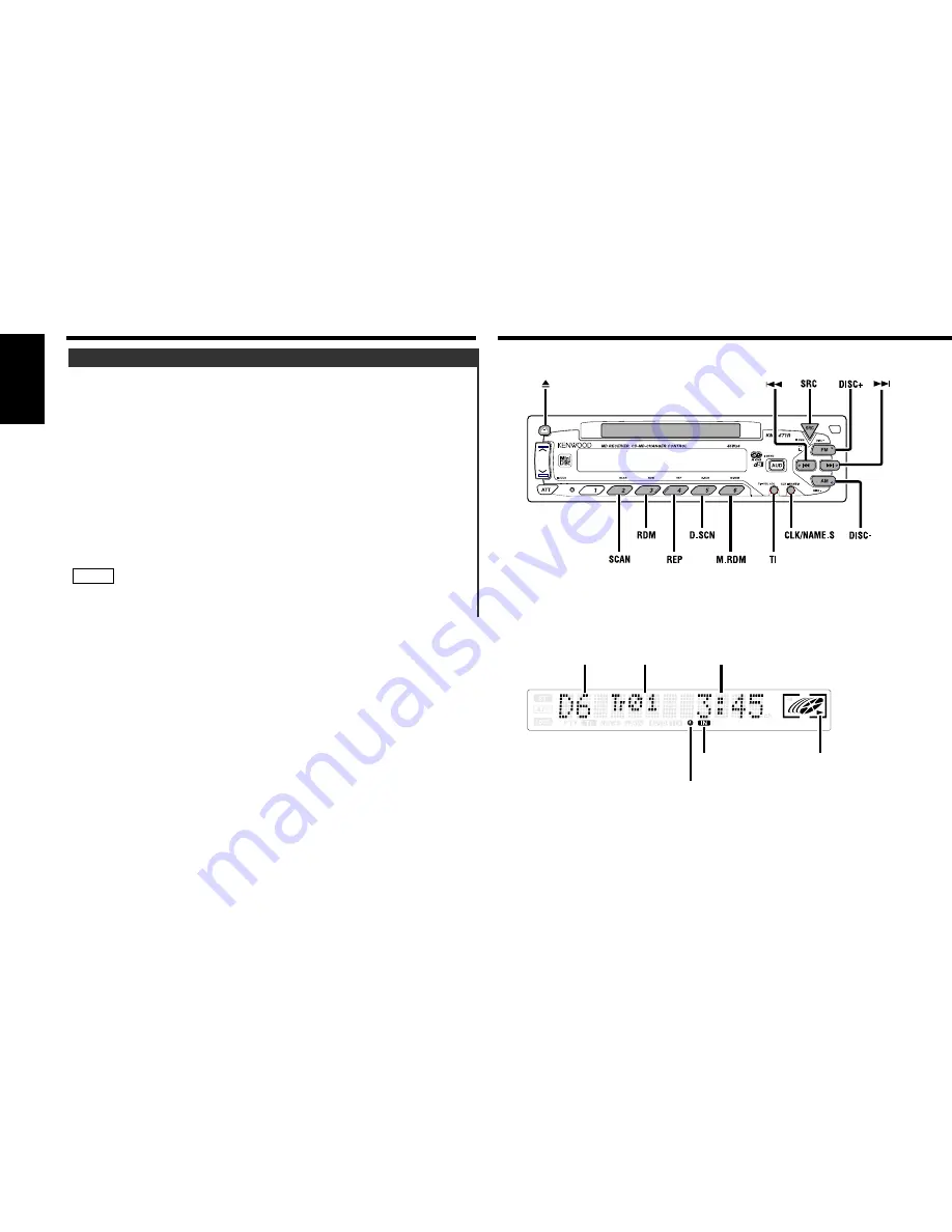 Kenwood KMD-671R Instruction Manual Download Page 14