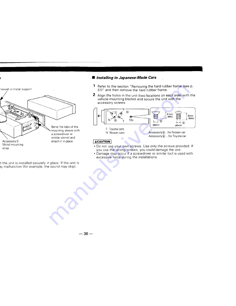 Kenwood KMD-70R Instruction Manual Download Page 36